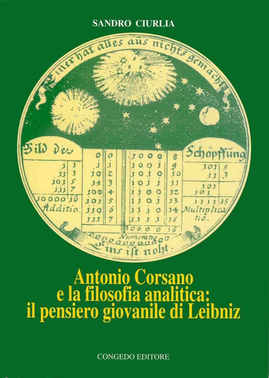 Antonio Corsano e la filosofia analitica: il pensiero giovanile di Leibniz