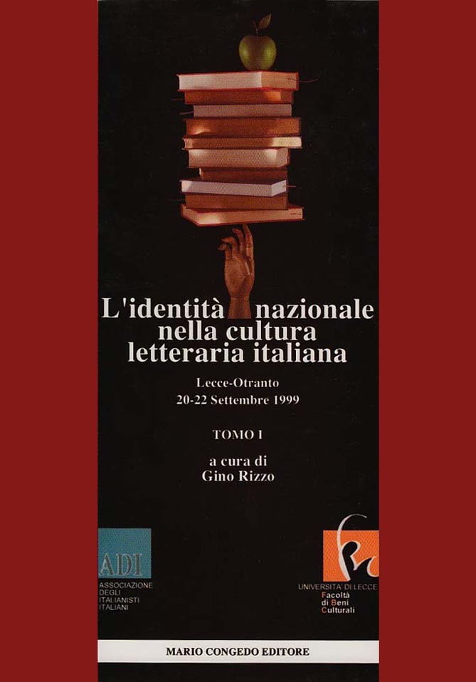 L’identità nazionale nella cultura letteraria italiana Tomo I