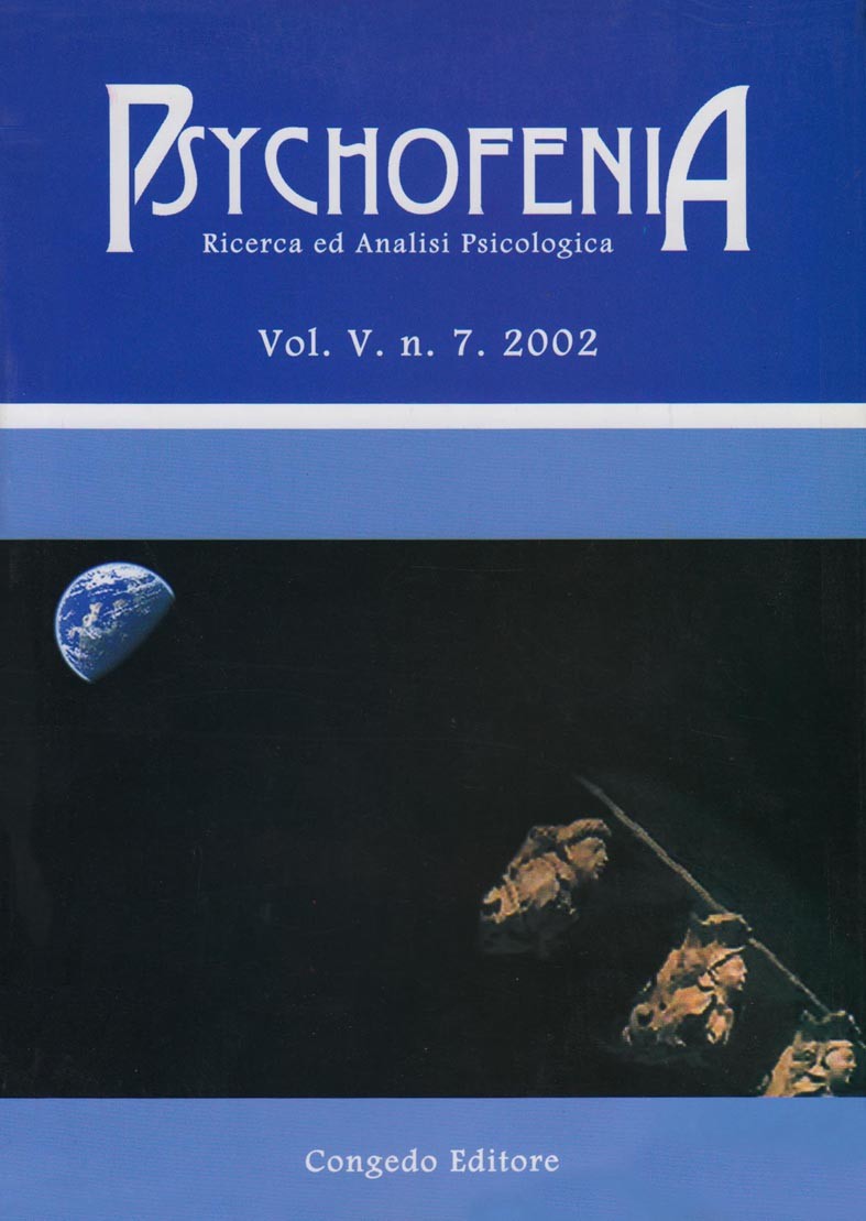Psychofenia. Ricerca ed Analisi Psicologica. V.7.2002