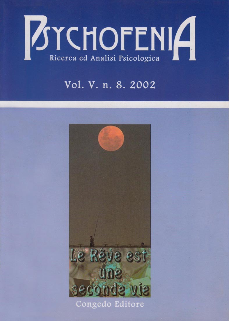 Psychofenia. Ricerca ed Analisi Psicologica. V.8.2002