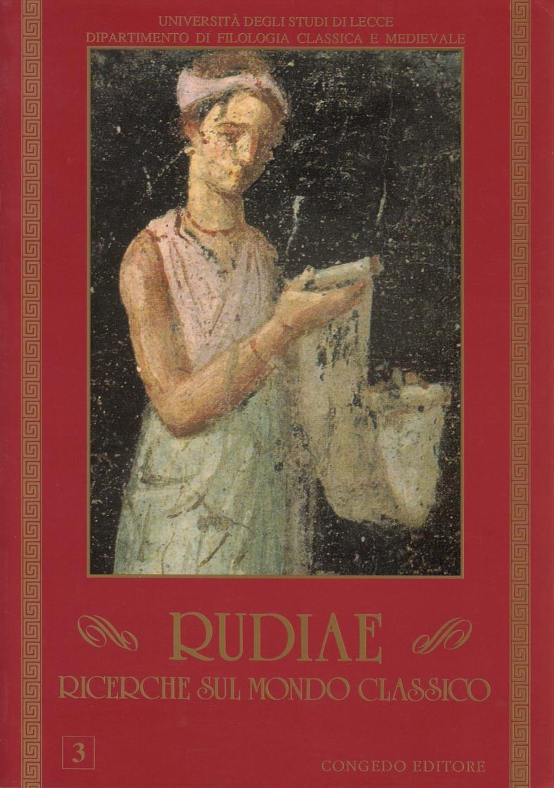 Rudiae. Ricerche sul mondo classico 3